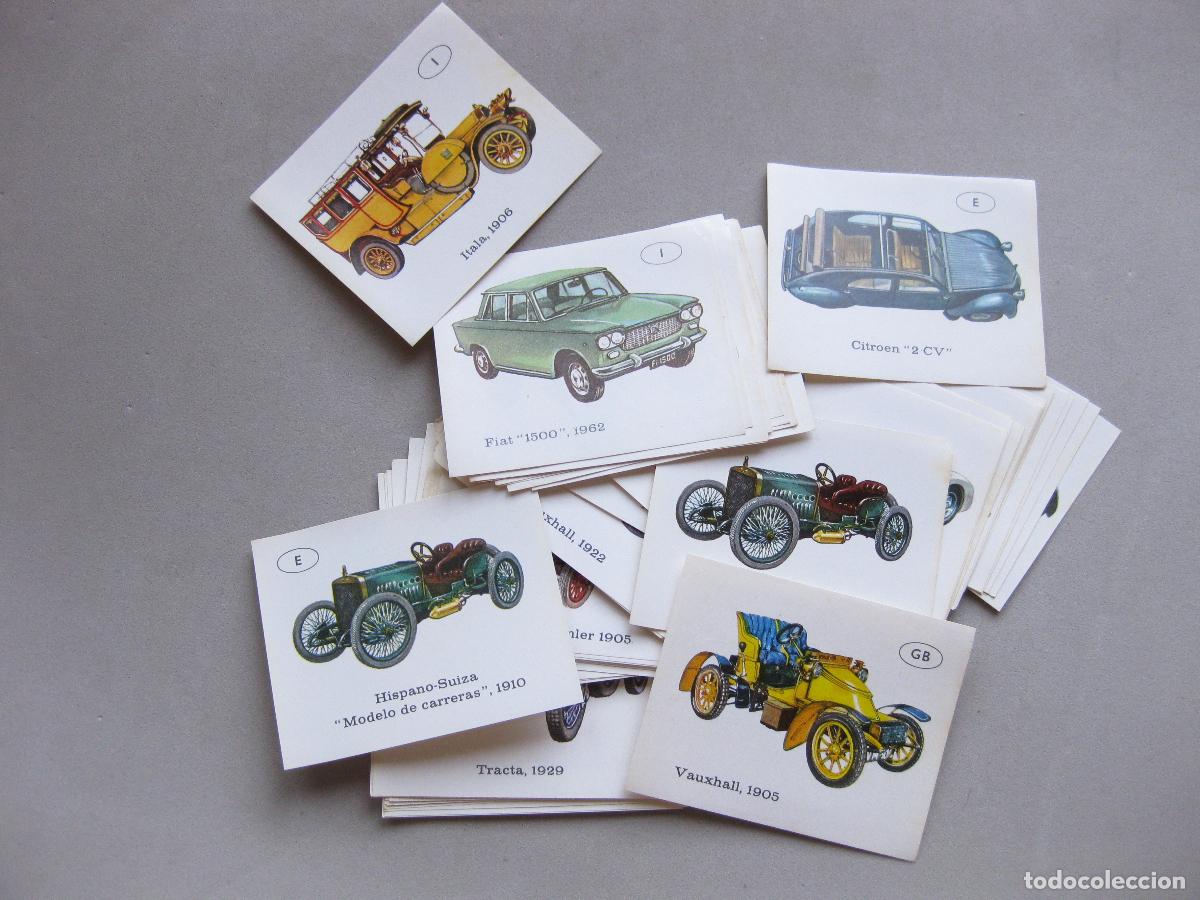 Militaria: LOTE DE 86 CROMOS DE AUTOM&Oacute;VILES DEL ALBUM EL AUTOMOVIL A TRAV&Eacute;S DEL TIEMPO. EDICIONES RAKER