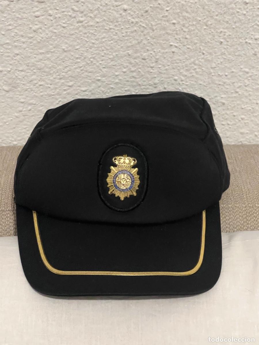 Militaria: Gorra de faena POLIC&Iacute;A NACIONAL militar