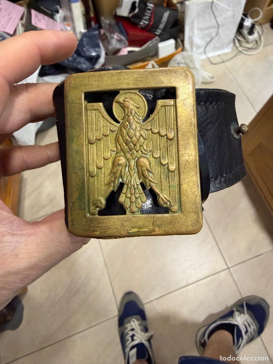 Militaria: Antiguo cintur&oacute;n polic&iacute;a armada