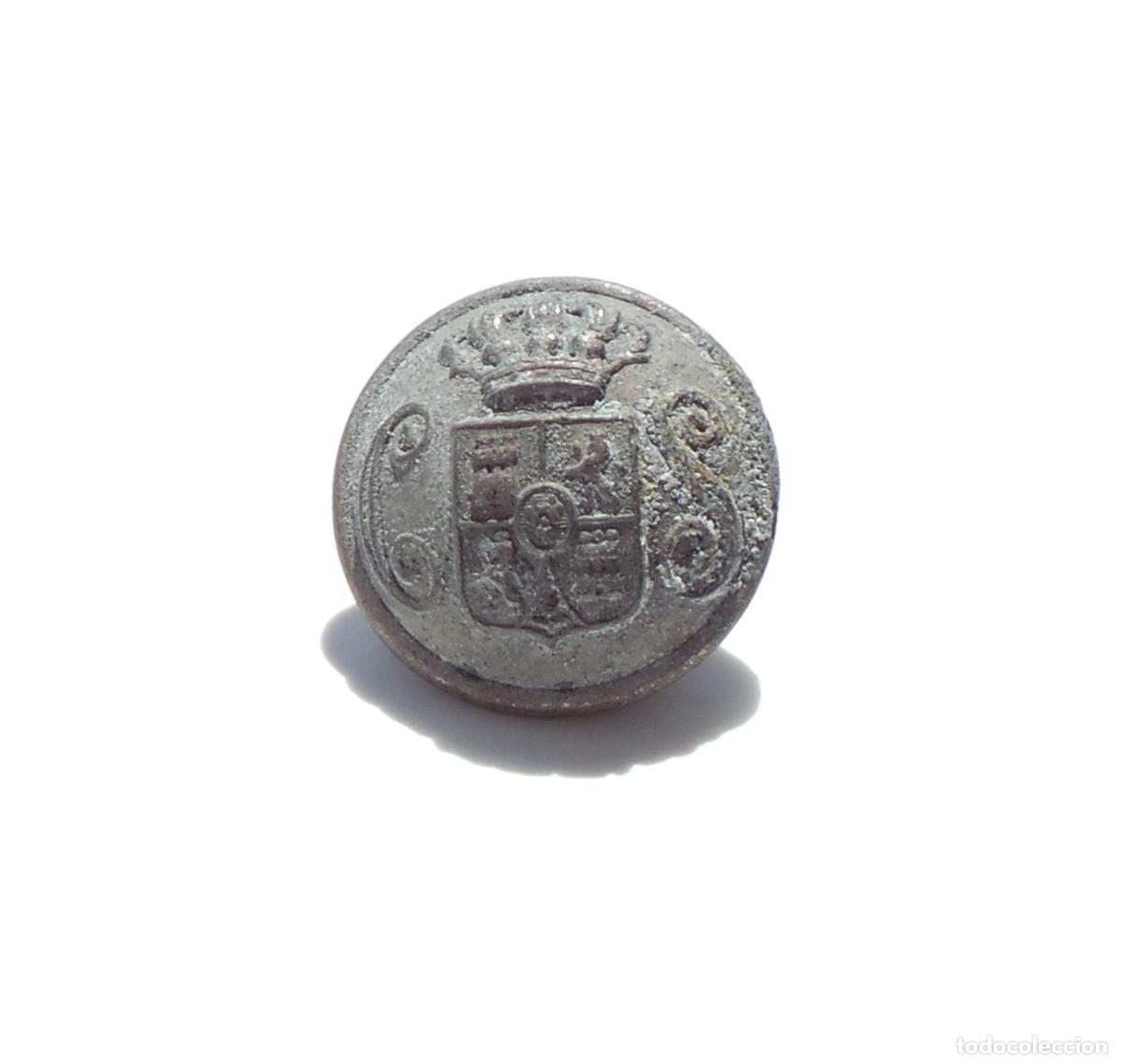 Militaria: BOT&Oacute;N. CUERPOS DE SEGURIDAD DE ALFONSO XIII. 2,2 CM DI&Aacute;METRO. APROX