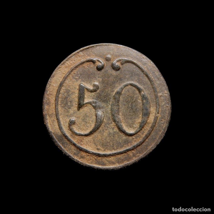 Militaria: Ej&eacute;rcito napoleonico en Espa&ntilde;a, 1808-1814. Bot&oacute;n 50&ordm; reg. de linea