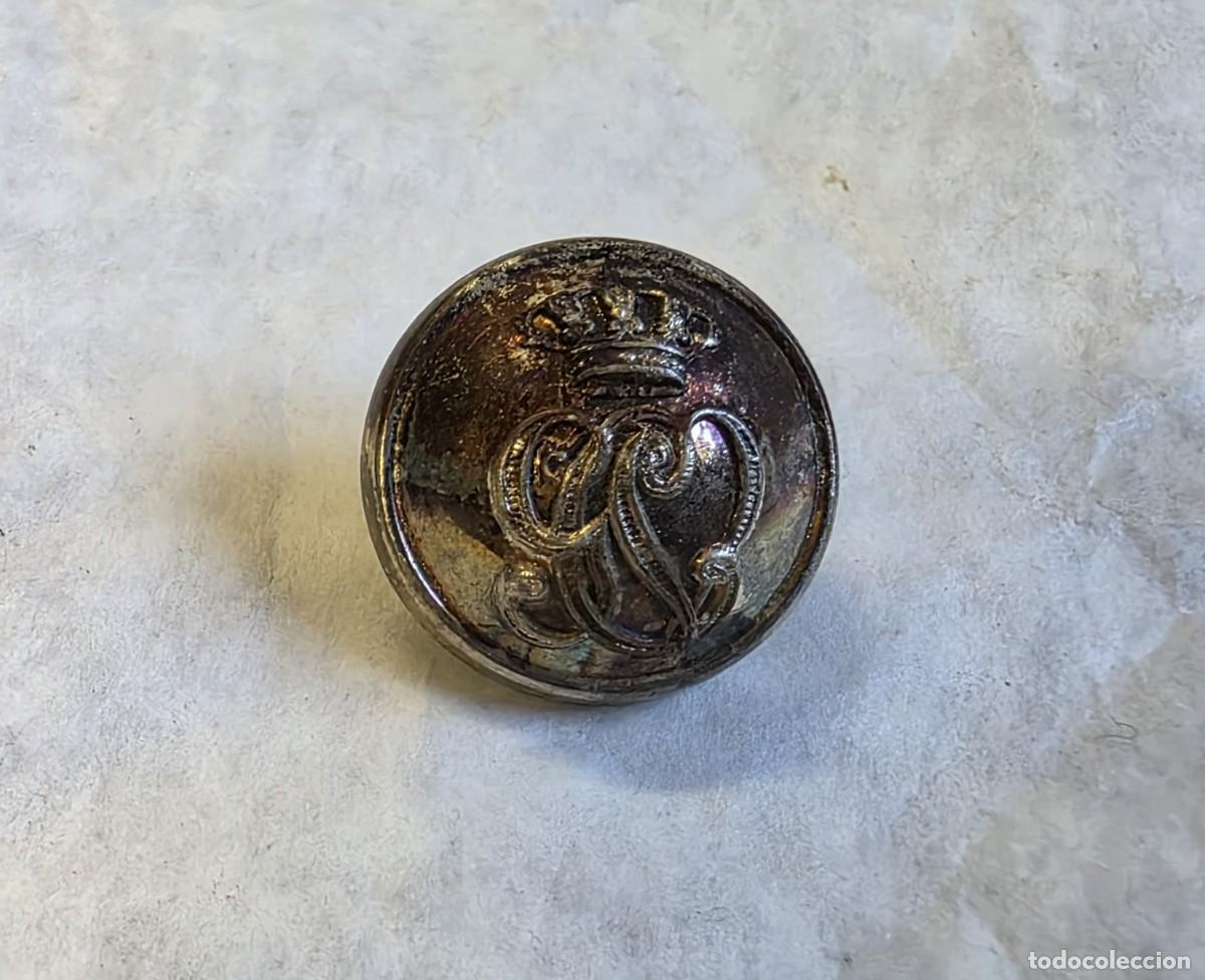 Militaria: Bot&oacute;n de la Guardia Civil Veterana de Filipinas, peque&ntilde;o