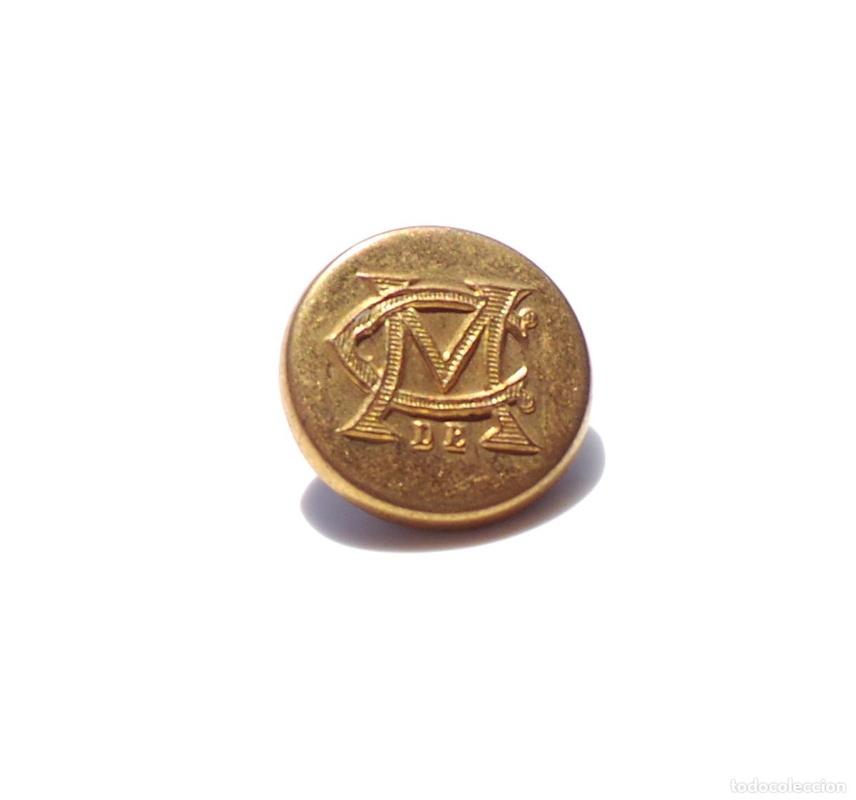 Militaria: BOT&Oacute;N CELADOR DE MATERIAL. 1,9 CM APROX.