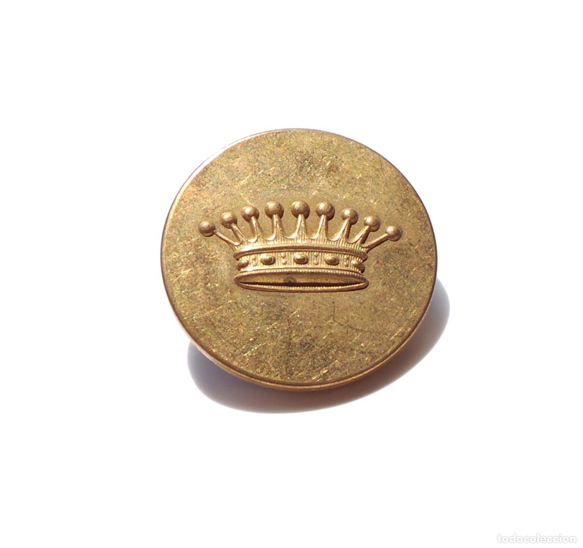 Militaria: BOT&Oacute;N NOBLEZA. CONDE, CORONA CONDAL.- 3 CM DE DI&Aacute;METRO APROX.
