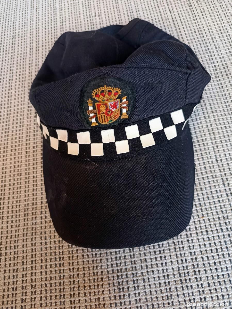 Militaria: Gorra de polic&iacute;a local. - Foto 1
