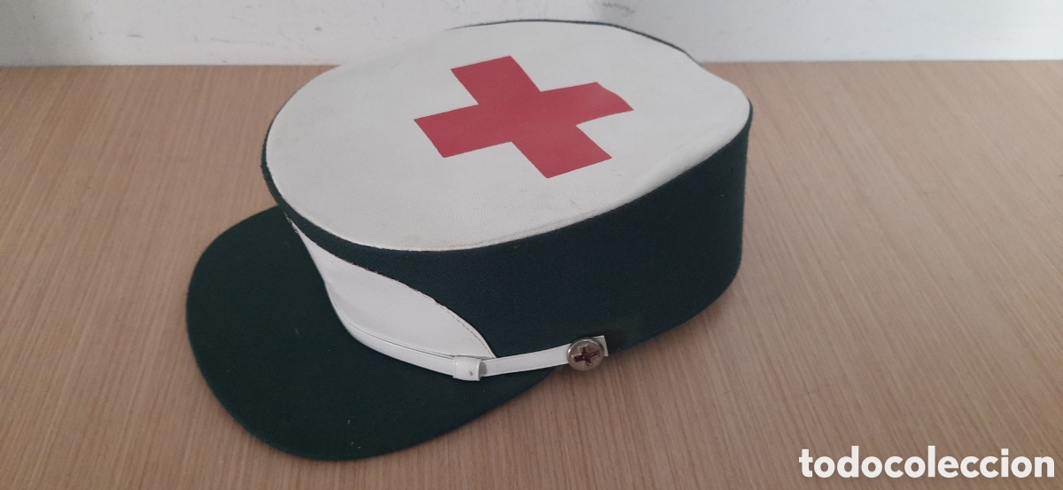 Militaria: GORRA KEPI CRUZ ROJA ESPA&Ntilde;OLA A&Ntilde;OS 70 TALLA 56