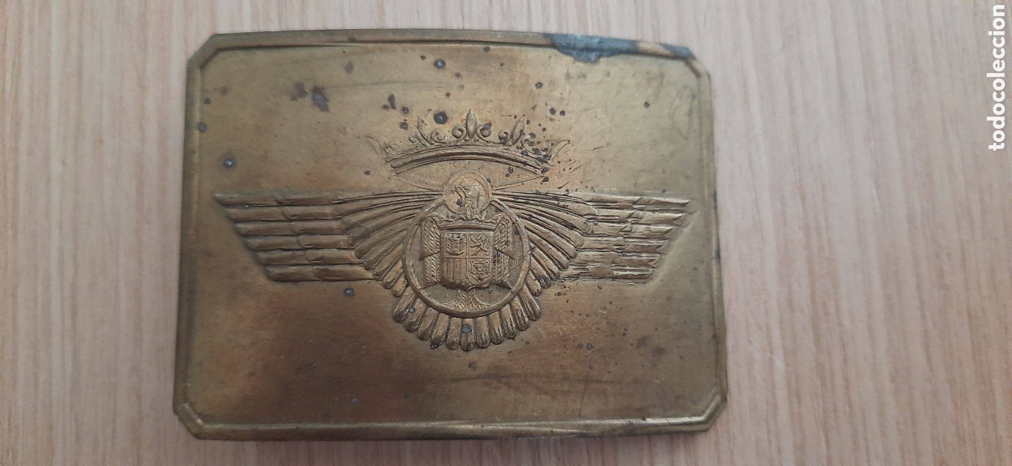 Militaria: hebilla aviacion epoca franquista periodo 1939-42