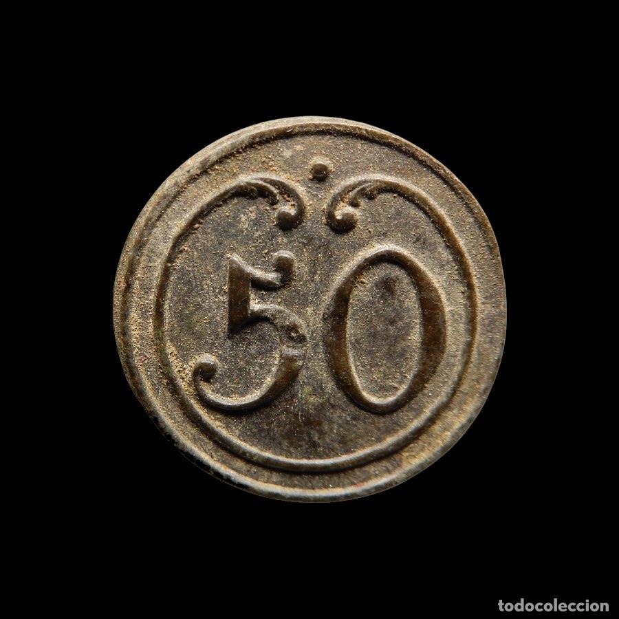 Militaria: Ej&eacute;rcito napoleonico en Espa&ntilde;a, 1808-1814. Bot&oacute;n 50&ordm; reg. de linea
