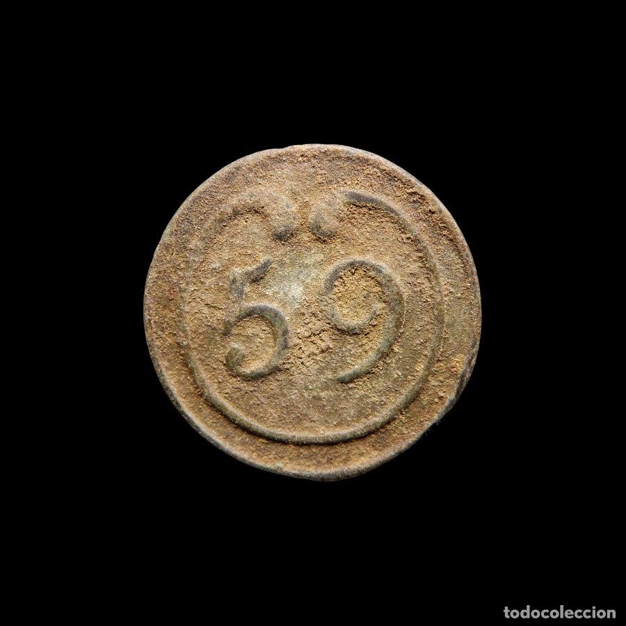 Militaria: Ej&eacute;rcito napoleonico en Espa&ntilde;a, 1808-1814. Bot&oacute;n 59&ordm; reg. de linea