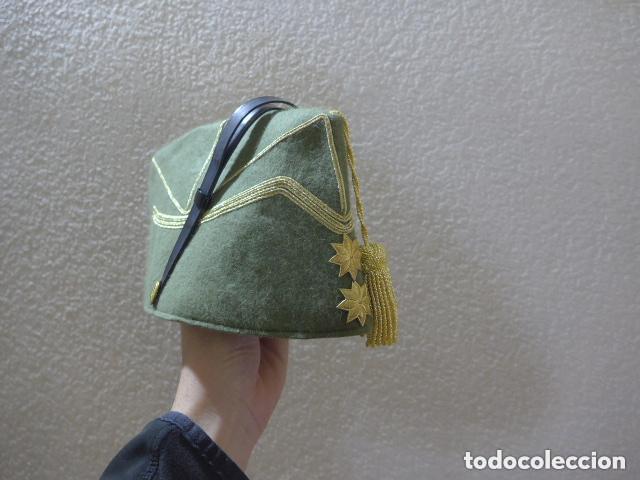 Militaria: Antiguo gorrillo o chapiri de la Legion Espa&ntilde;ola de teniente coronel de epoca Juan Carlos I Original