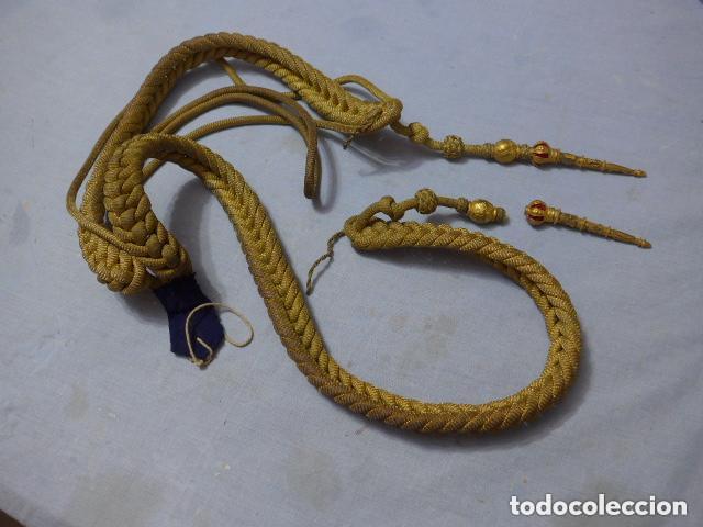 Militaria: Antiguo cordon de ayudante de general de marina alfonsina, original, alfonso XIII.
