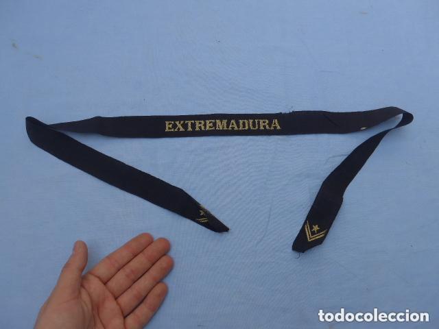 Military Antiques: Antigua cinta de lepanto del crucero Extremadura 1902-1926, original, marina armada de alfonso XIII