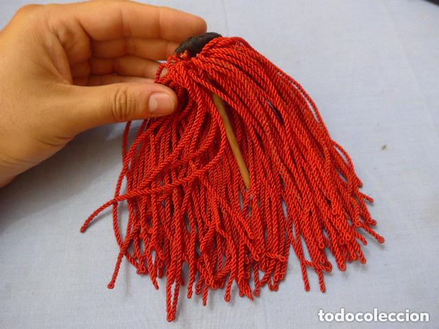 Militaria: Antigua gran borla plumero de gala, creo de la policia.