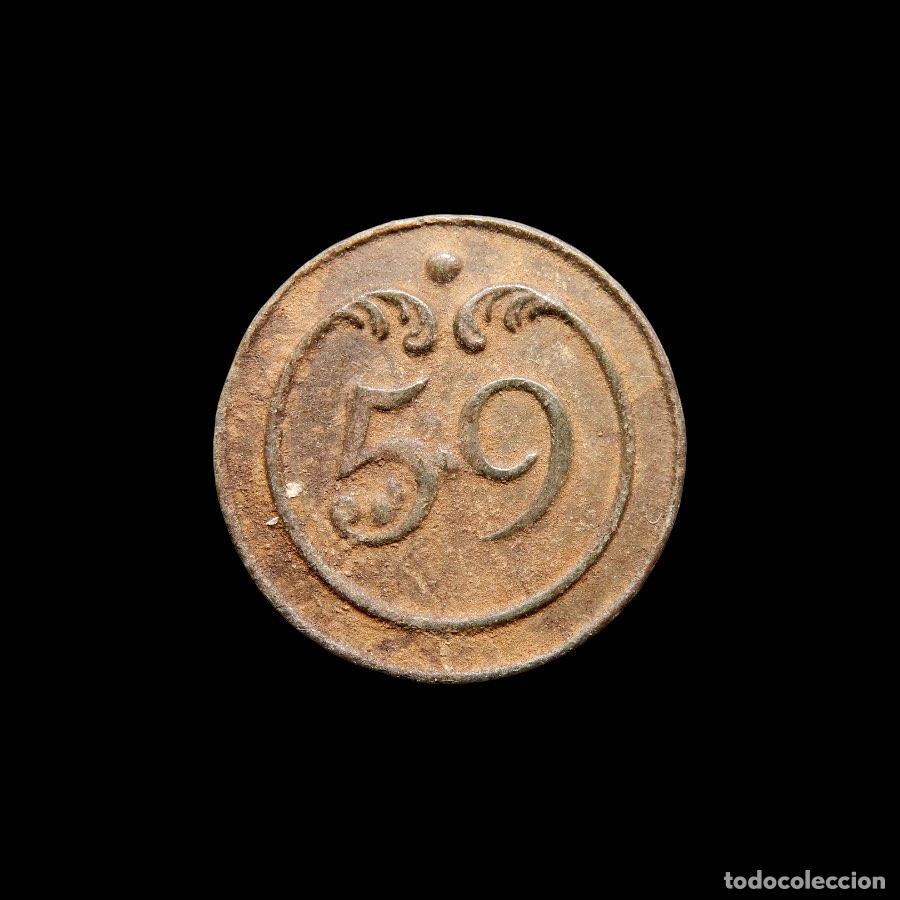 Militaria: Ej&eacute;rcito napole&oacute;nico en Espa&ntilde;a, 1808-1814. Bot&oacute;n 59&ordm; reg. de l&iacute;nea