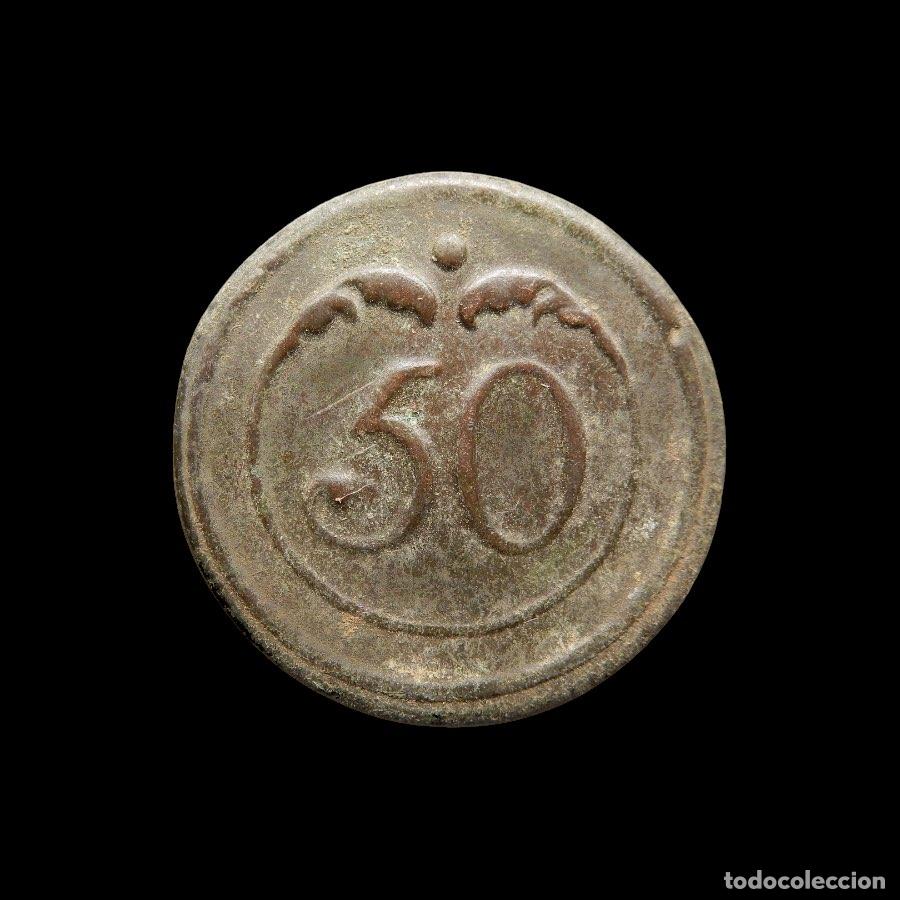 Militaria: Ej&eacute;rcito napole&oacute;nico en Espa&ntilde;a, 1808-1814. Bot&oacute;n 50&ordm; reg. de l&iacute;nea