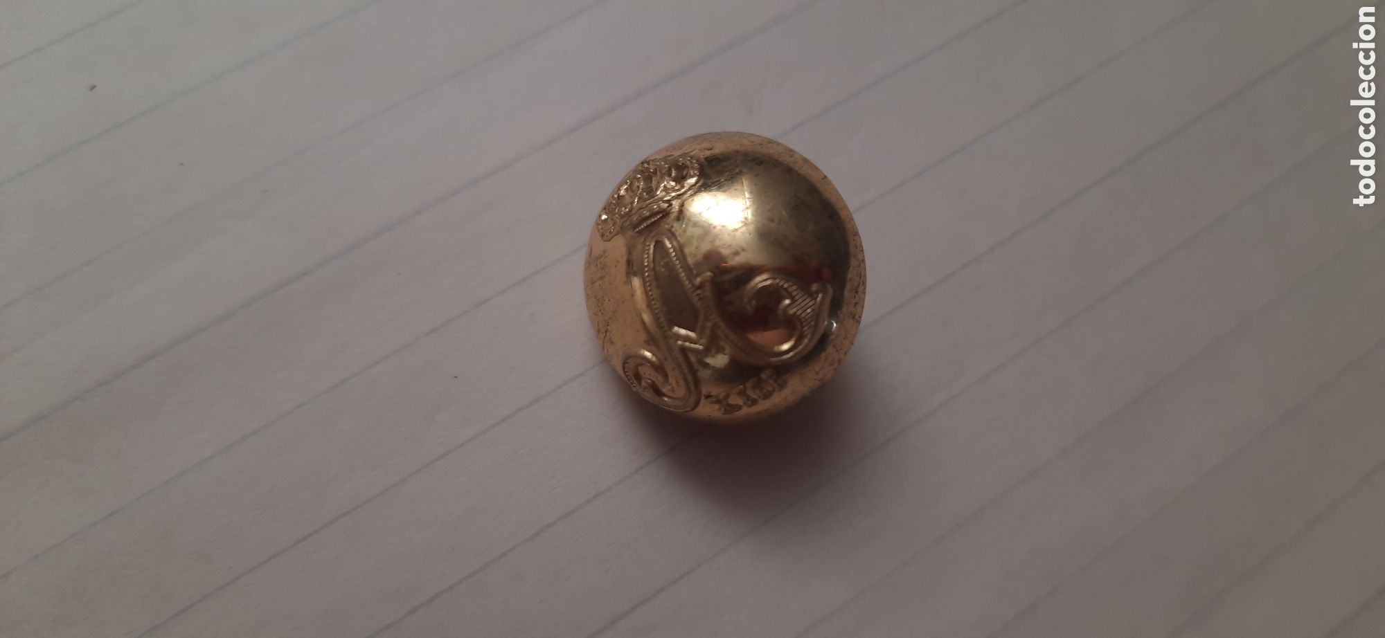 Militaria: boton alfonso XIII diametro 2 cm