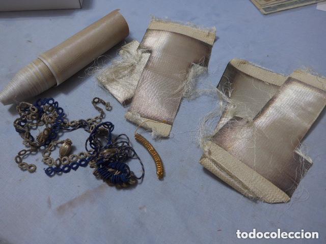Militaria: Gran lote de repuestos de hombreras antiguas de castells, originales.