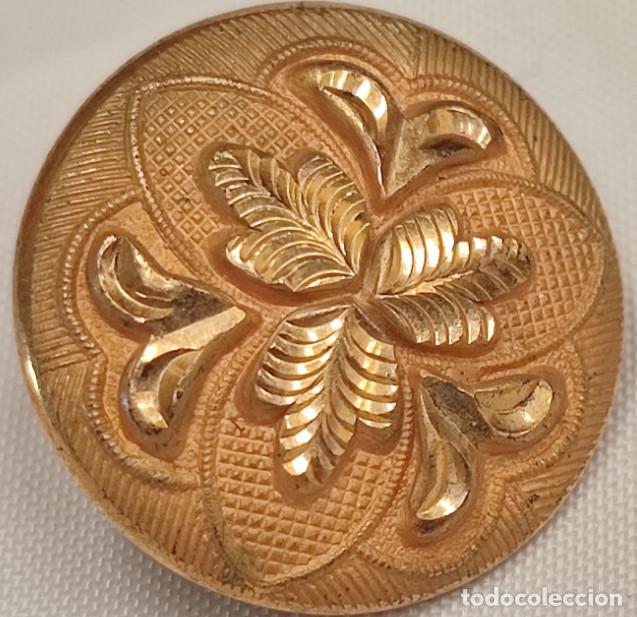 Military Antiques: ANTIGUO BOTON MILITAR CHAPADO EN ORO, QUALITY EXTRA SUPERIOR, SIGLO XIX, 23 MM
