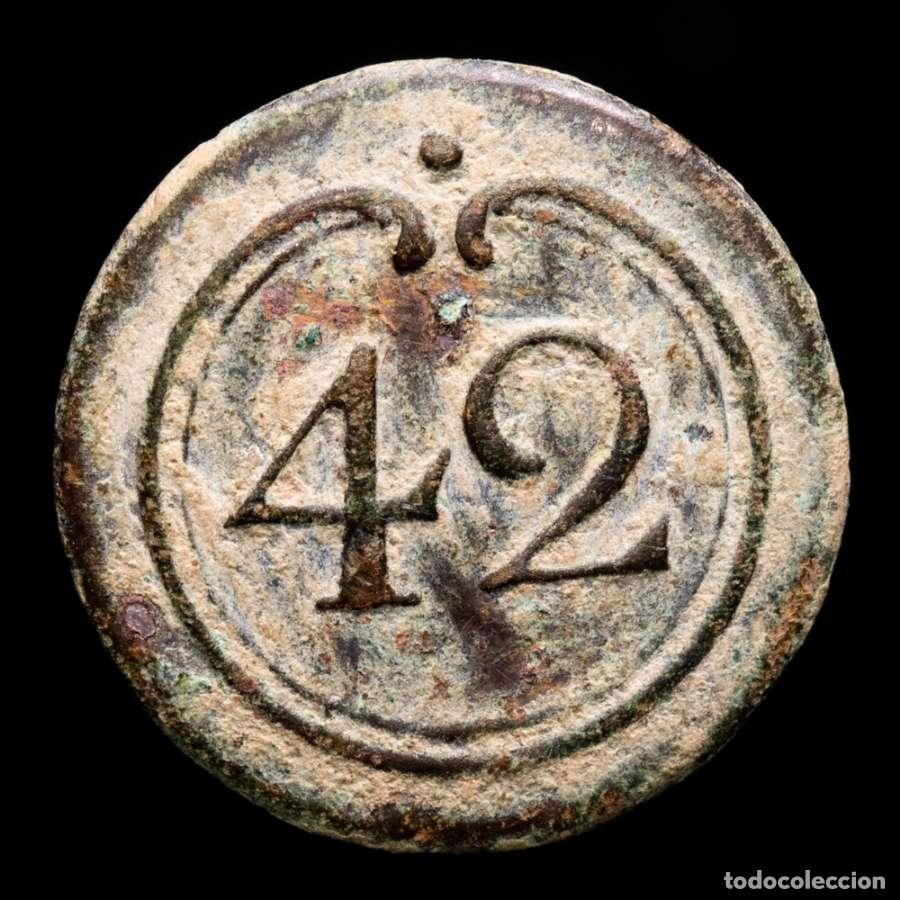 Militaria: Ej&eacute;rcito napoleonico en Espa&ntilde;a, 1808-1814. Bot&oacute;n 42&ordm; reg. de linea