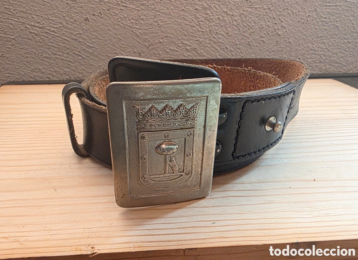 Military Antiques: Cintur&oacute;n Polic&iacute;a Municipal Madrid