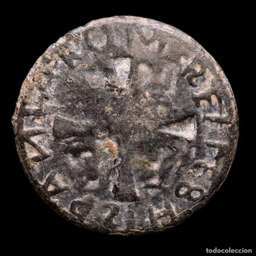 Militaria: Bot&oacute;n de las Guerras Carlistas? de peltre, escaso, Hispaniarum Rex