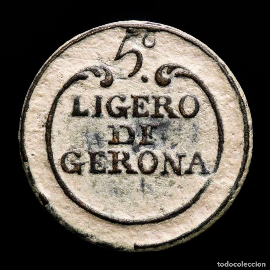 Militaria: Guerra de Independencia, bot&oacute;n espa&ntilde;ol, 5&ordm; Regimiento GIRONA