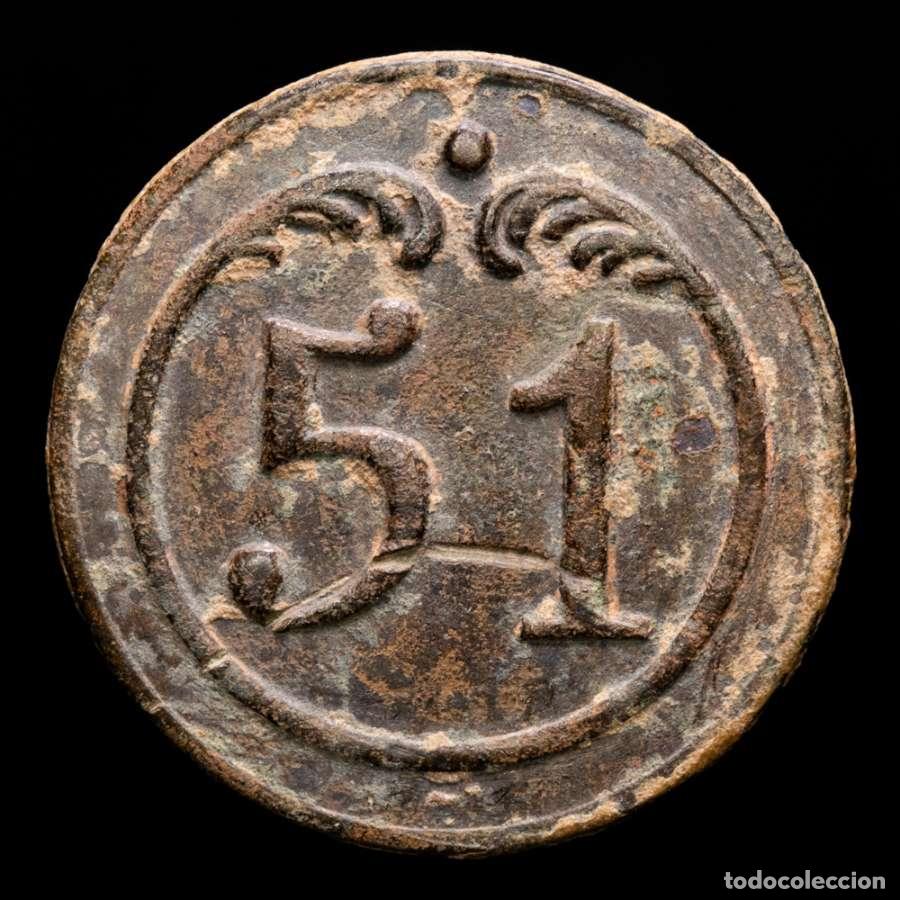 Militaria: Ej&eacute;rcito napoleonico en Espa&ntilde;a, 1808-1814. Bot&oacute;n 51&ordm; reg. de linea