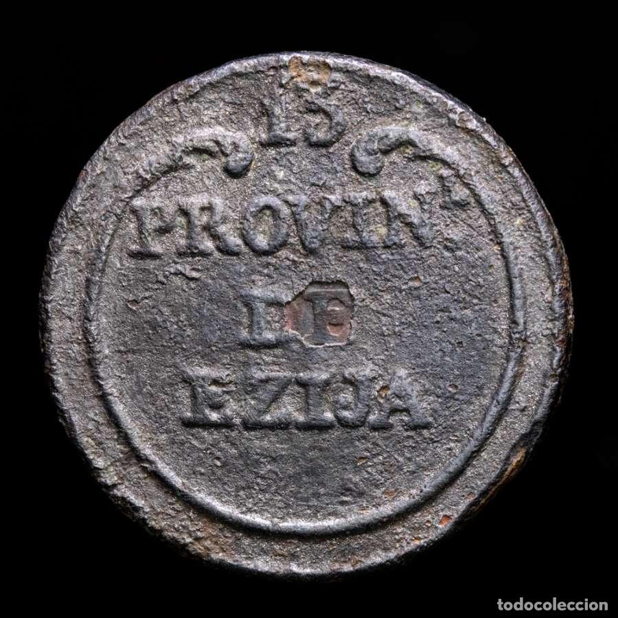 Militaria: Guerra de Independencia, bot&oacute;n espa&ntilde;ol, Regimiento de linea ECIJA