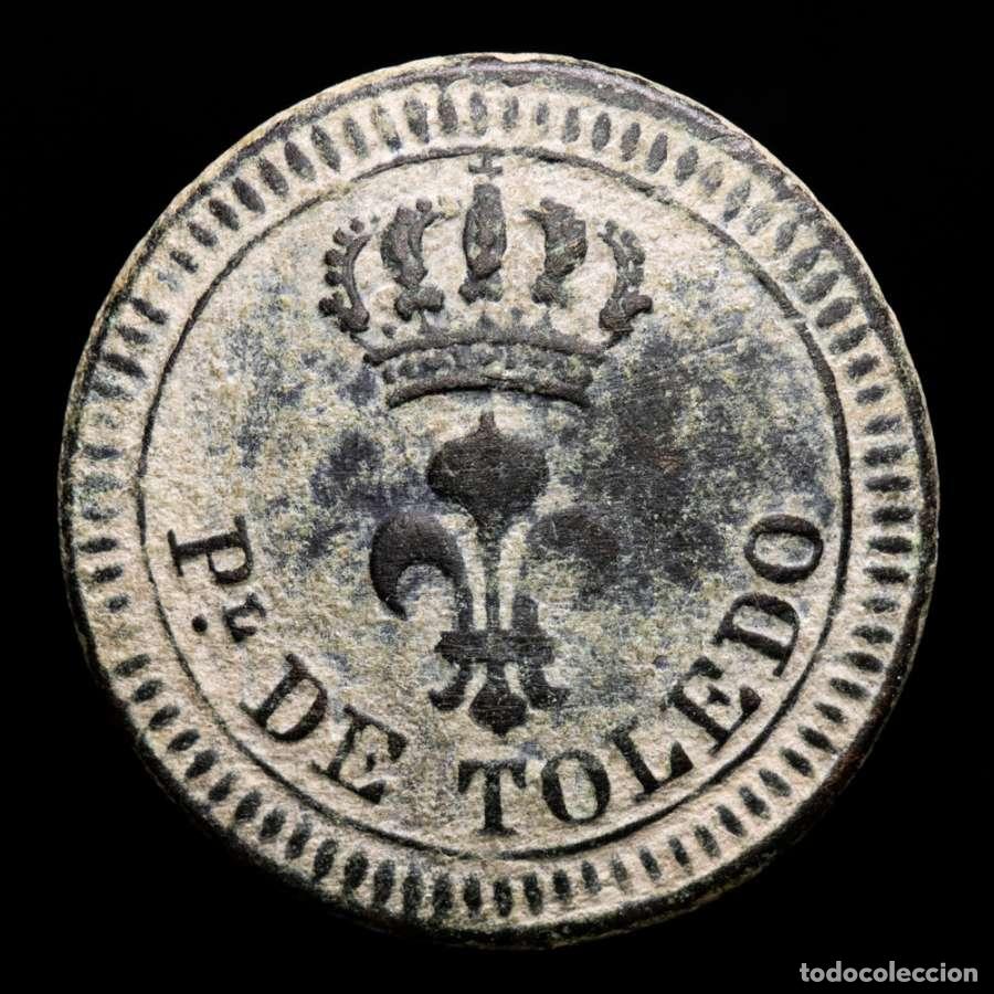Militaria: Guerra de Independencia, bot&oacute;n espa&ntilde;ol, Regimiento de linea TOLEDO