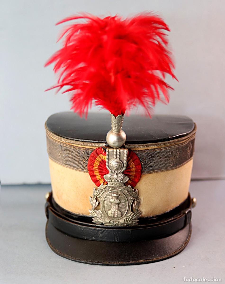 Militaria: ROS -GORRA -OFICIAL DE GALA DE INGENIEROS &Eacute;POCA D. ALFONSO XIII