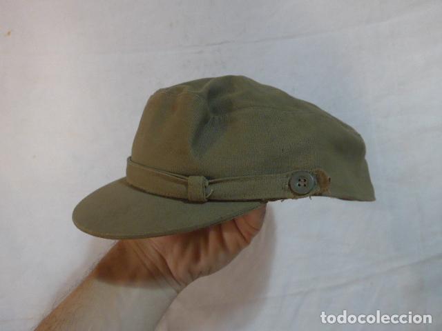 Militaria: Antigua gorra espa&ntilde;ola escrita de 1970, franquista, original, epoca de Franco.