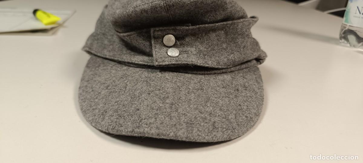 Militaria: GORRA REPLICA ALEMANA 2 GUERRA MUNDIAL CON COGOTERA, TALLA 58, 2 G.M, SIN ESCUDO