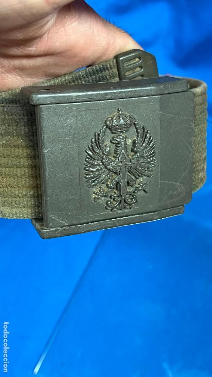 Militaria: cinturon militar de un sargento del COE ejercito de tierra
