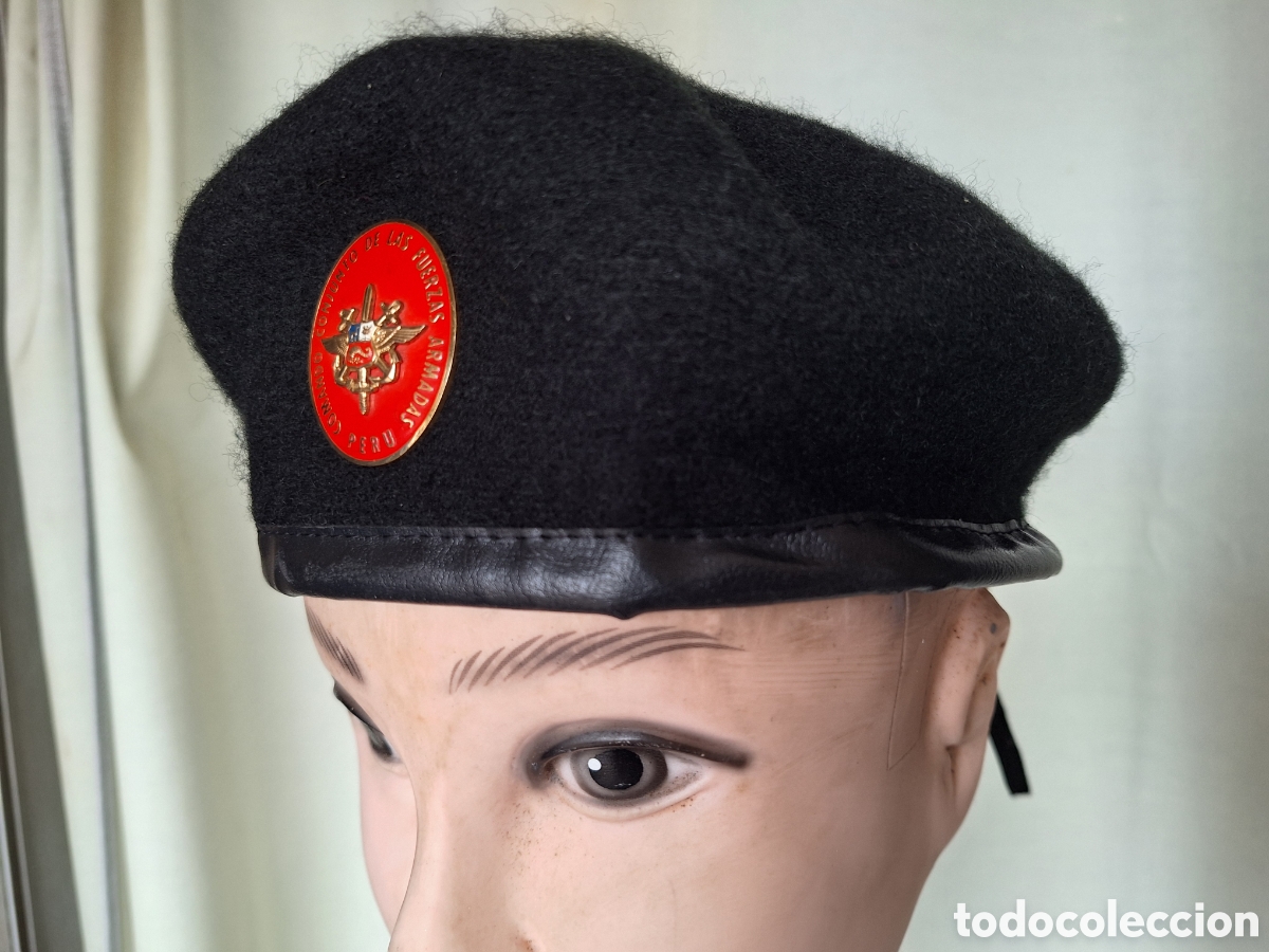 Militaria: BOINA PERU COMANDO CONJUNTO DE LAS FUERZAS ARMADAS BERET PERUVIAN WESTERN UNION ONLY