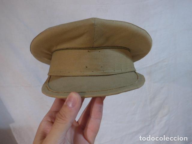 Militaria: Antigua gorra de plato de guerra civil a restaurar o montar.