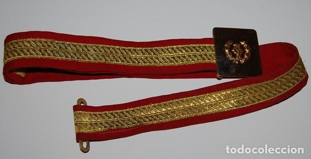 Militaria: CINTURON DE GALA BANDA DE MUSICA