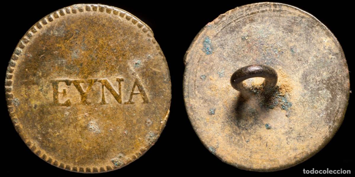 Militaria: Military Button, Reyna Line Infantry Battalion, Napoleonic Wars - 22 mm.