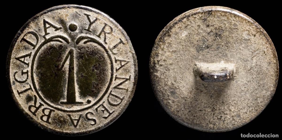 Militaria: Button 1&ordf; Brigada Yrlandesa, Napoleonic Wars - 23 mm