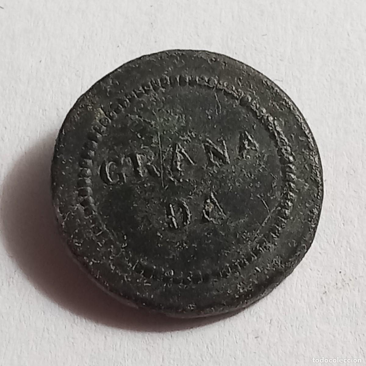 Militaria: Boton regimiento Granada guerra de independencia.