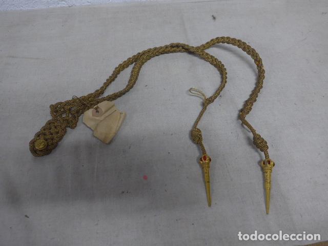 Militaria: Antiguo cordon de ayudante de general de marina alfonsina, original, alfonso XIII.
