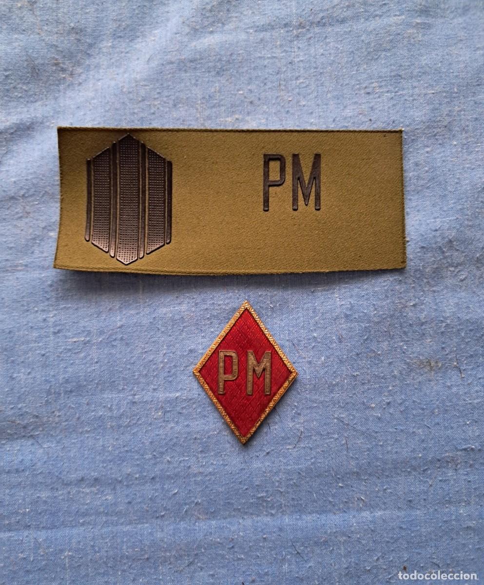 Militaria: ROMBO Y PARCHE GALLETA CABO POLIC&Iacute;A MILITAR