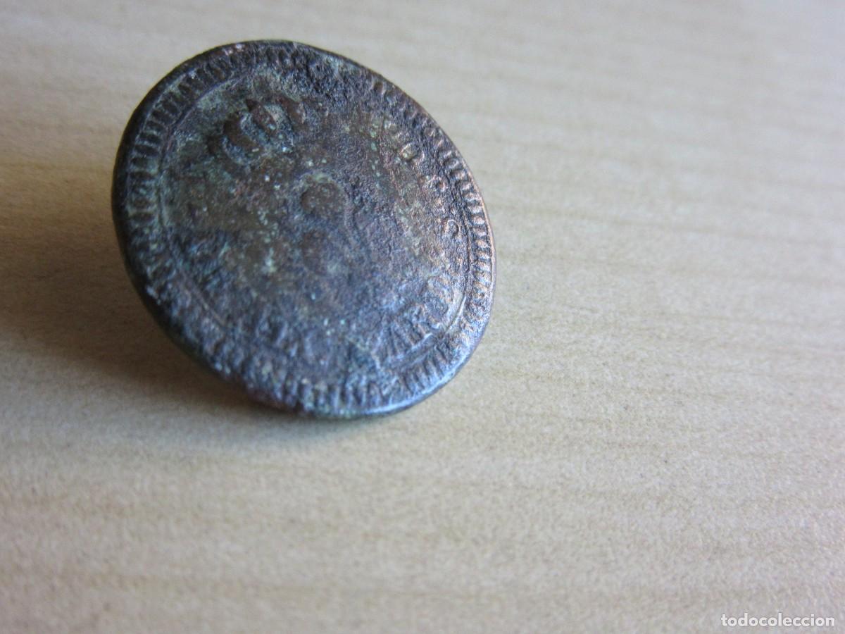 Militaria: Bot&oacute;n de las Milicias Provinciales de Alc&aacute;zar de San Juan 1824-1841 Di&aacute;metro 2,3cm