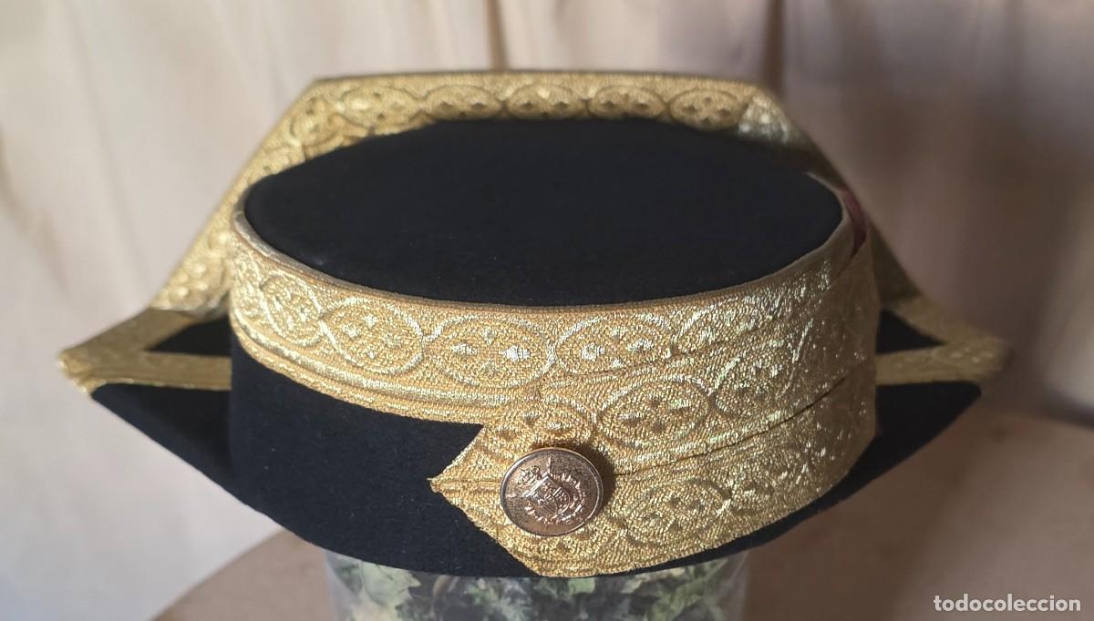 Militaria: Tricornio guardia real, manufacturas moya