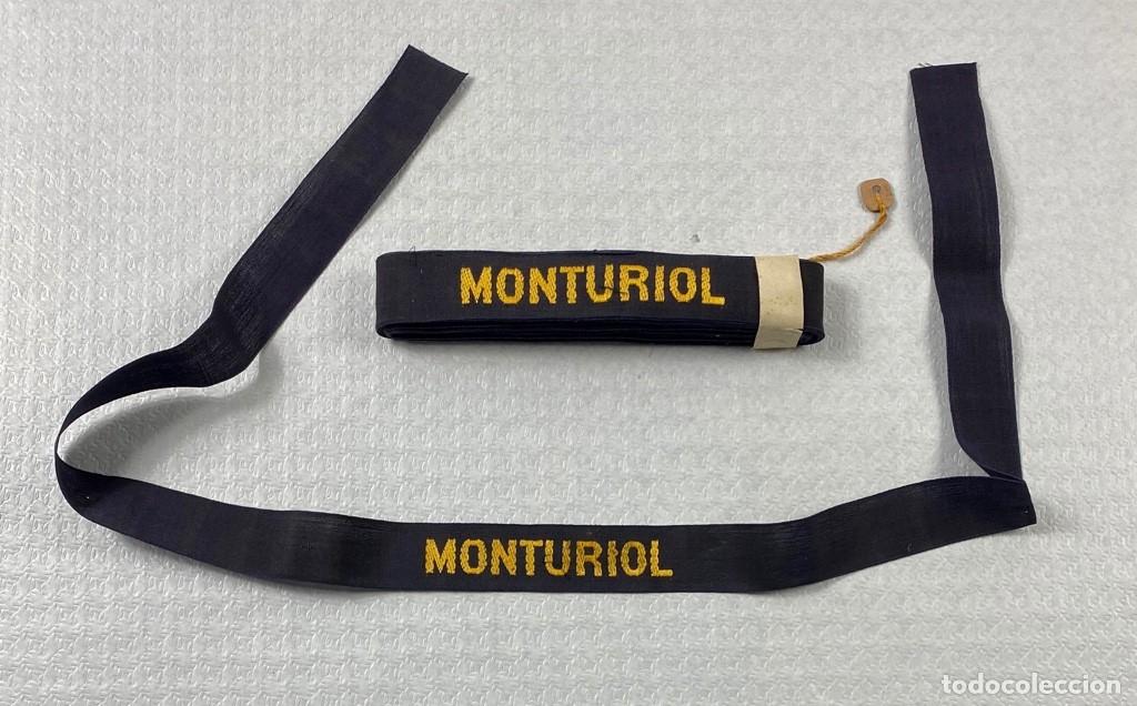 Militaria: Cinta para gorro Lepanto de tripulante del Submarino A1 MONTURIOL 1917 Original
