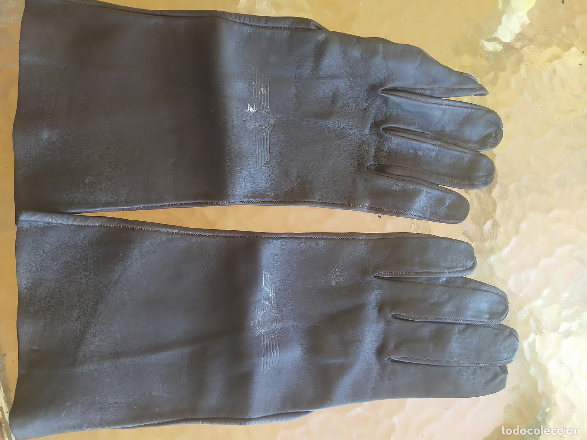 Militaria: Guantes de piloto del Ej&eacute;rcito del Aire a&ntilde;os 60