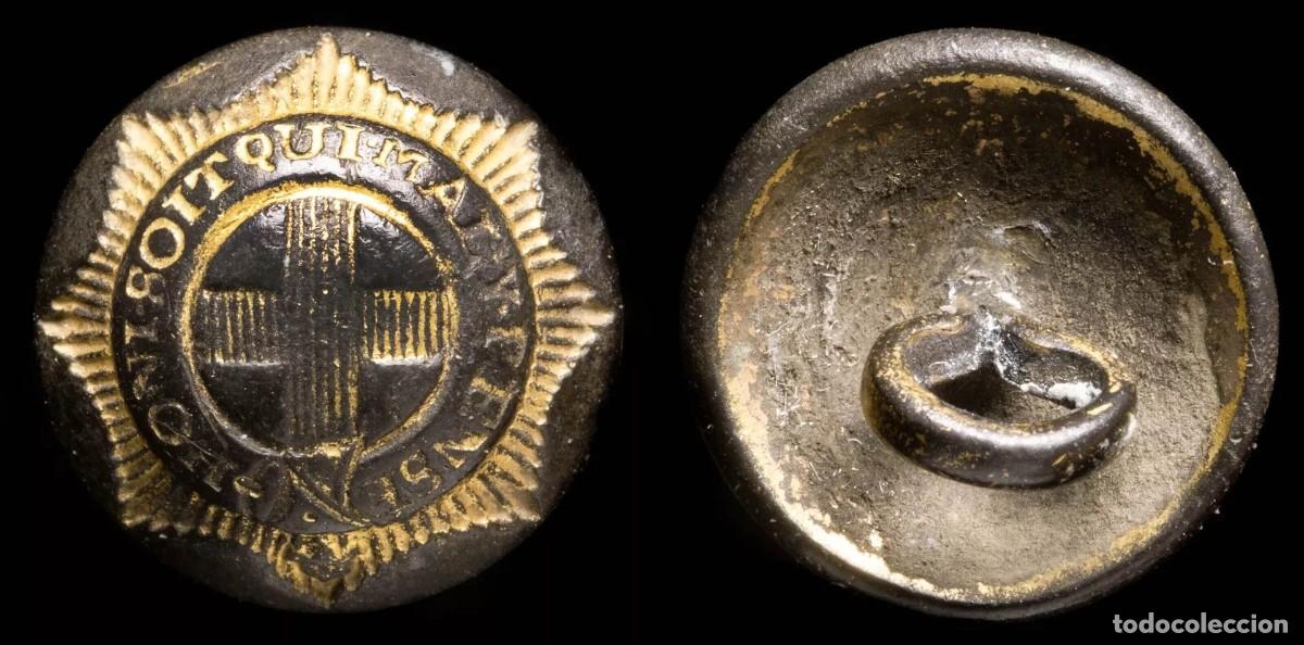 Militaria: British Coldtream Guards Button, Napoleonic Wars - 15mm.