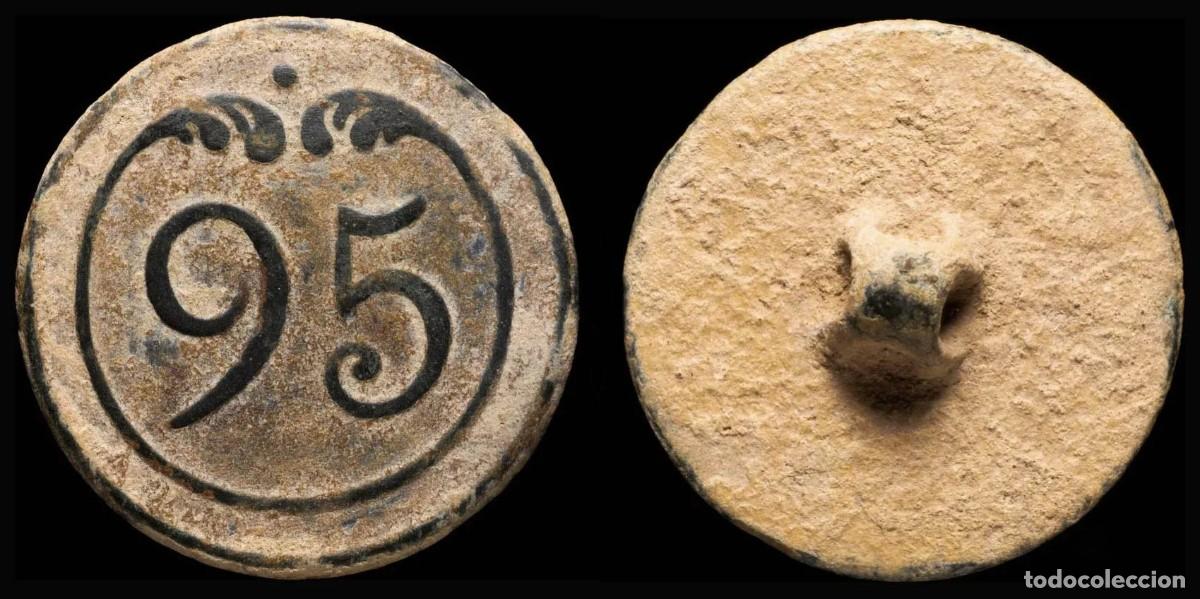 Militaria: Button 95 st line Infantry French army, Napoleonic wars - 23 mm
