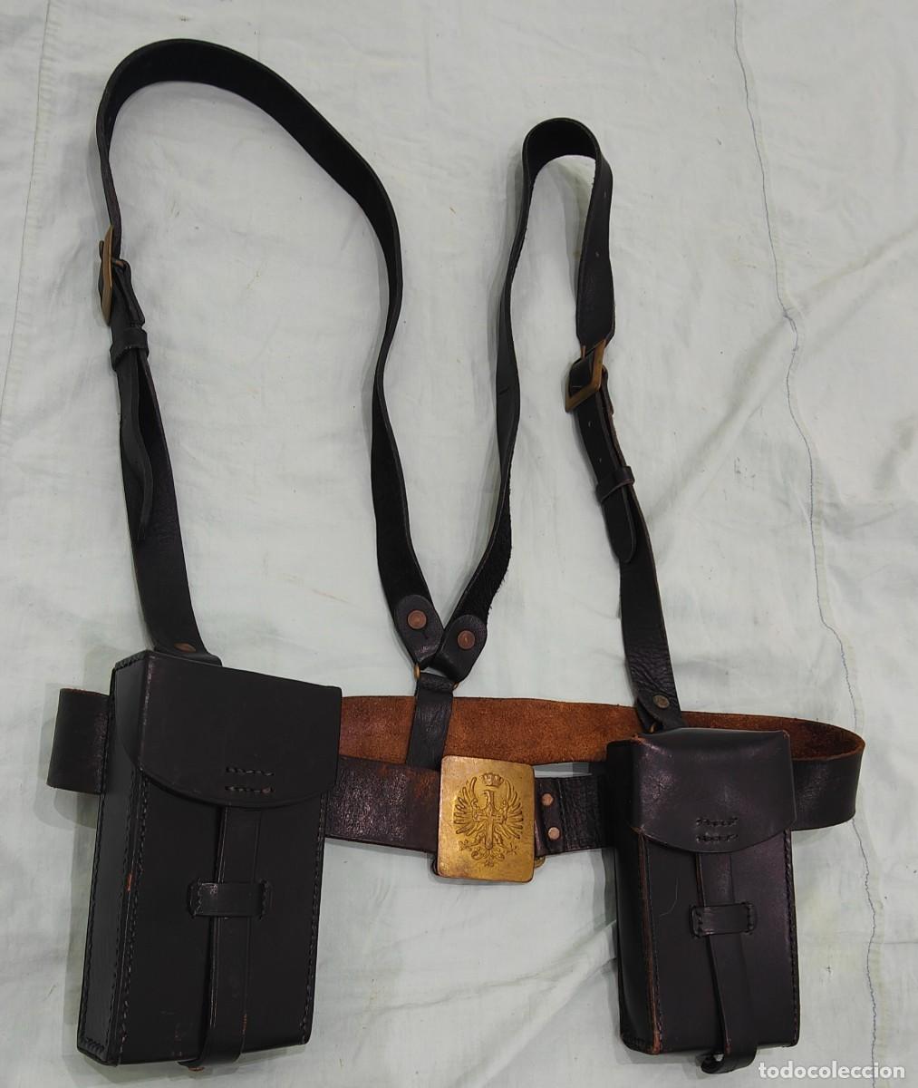 Militaria: Correaje completo , Soldado Infanteria,Ejercito Tierra..epoca franco..,cartucheras cetme..