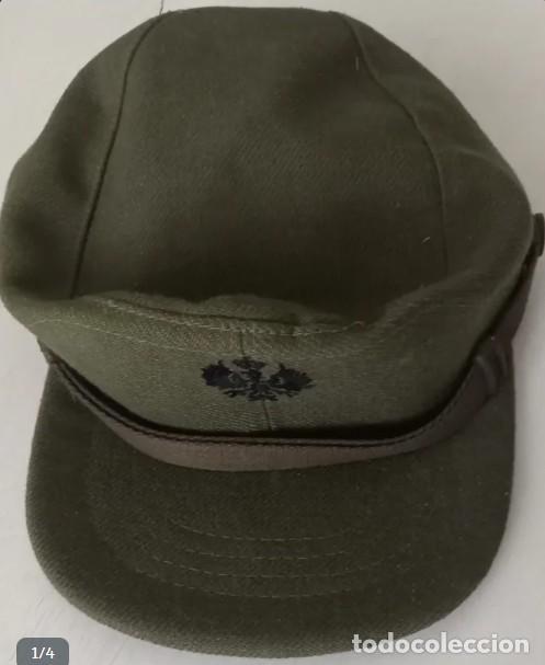 Militaria: Gorra militar verde talla 54
