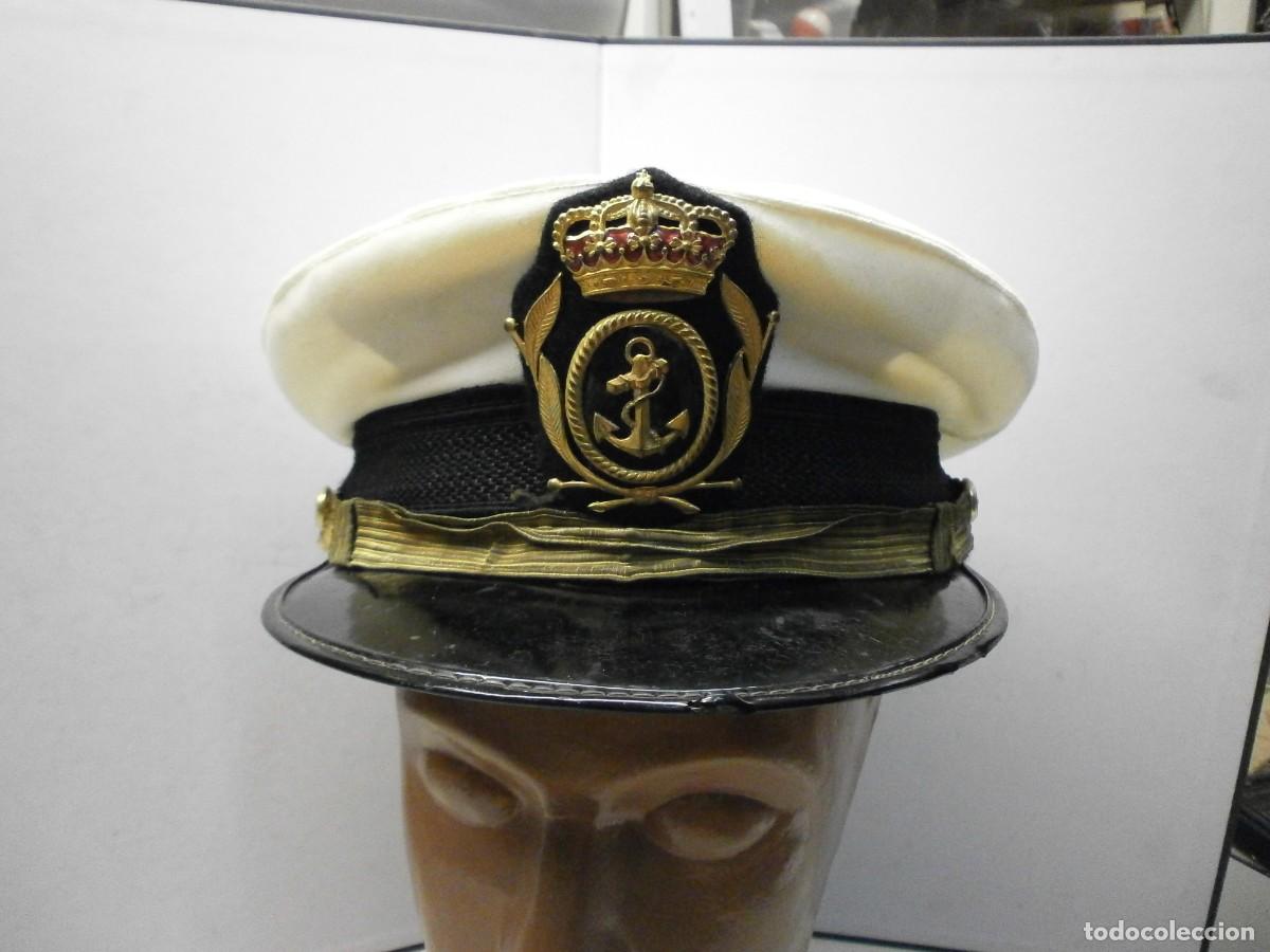 Militaria: gorra de la armada espa&ntilde;ola